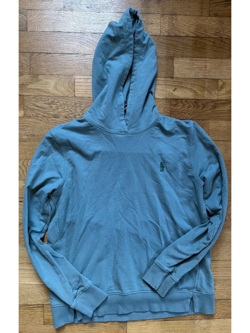Small - Men - Peter Millar Turquoise Pullover Hoodie